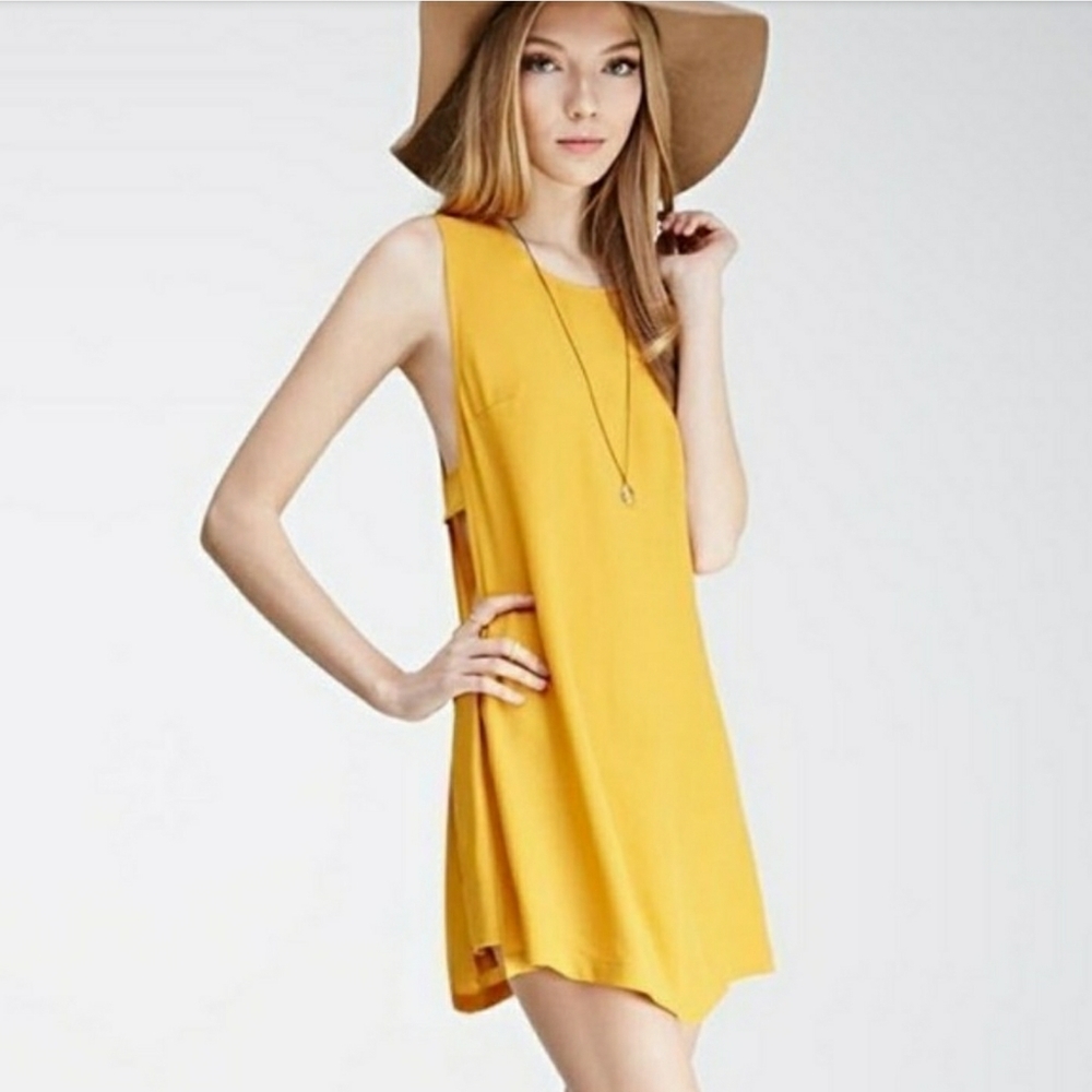 Forever 21 Tank swing mini dress Cut Out sides